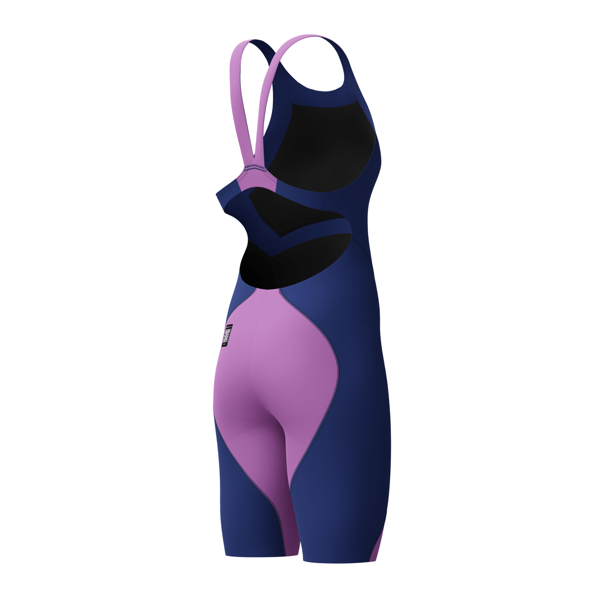 SPEEDO GIRLS FASTSKIN LZR IGNITE KNEESKIN NOBLE NAVY / NEON JELLY - Purple