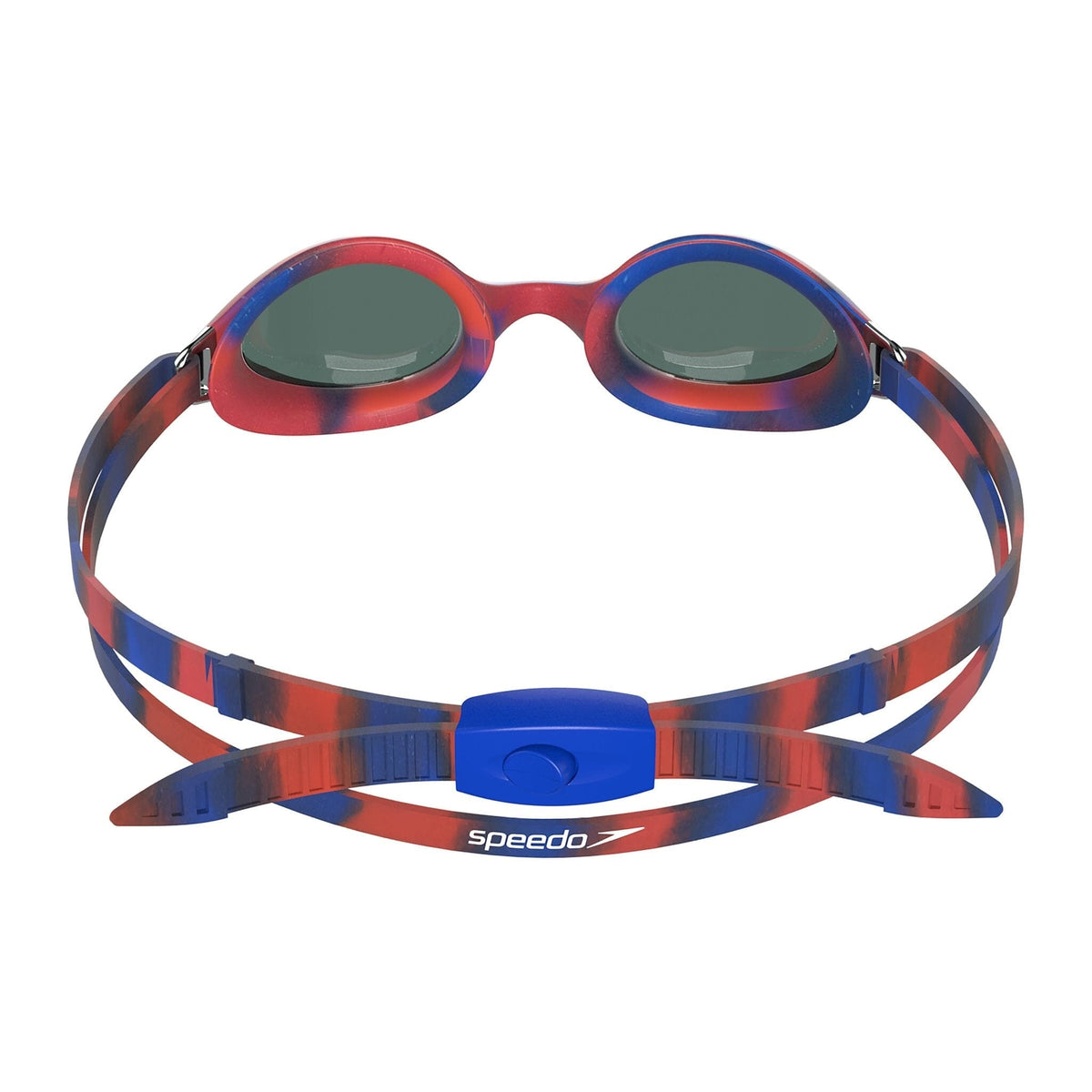 SPEEDO JUNIOR HYPER FLYER MIRROR GOGGLES NAVY / RED