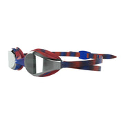 SPEEDO JUNIOR HYPER FLYER MIRROR GOGGLES NAVY / RED - Navy