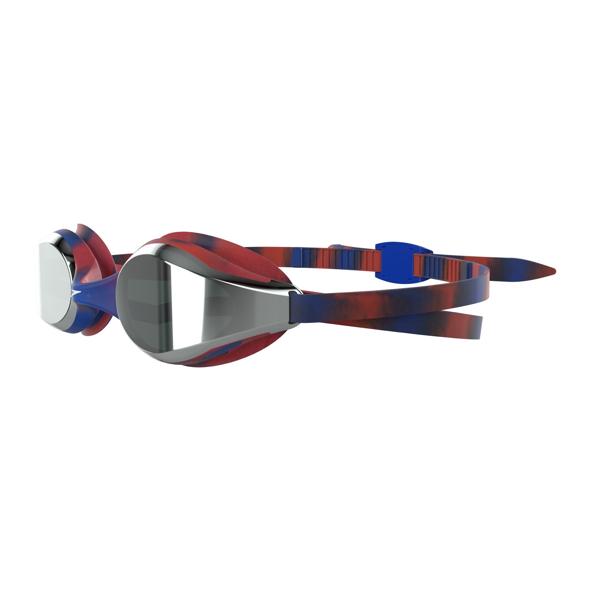 SPEEDO JUNIOR HYPER FLYER MIRROR GOGGLES NAVY / RED - Navy