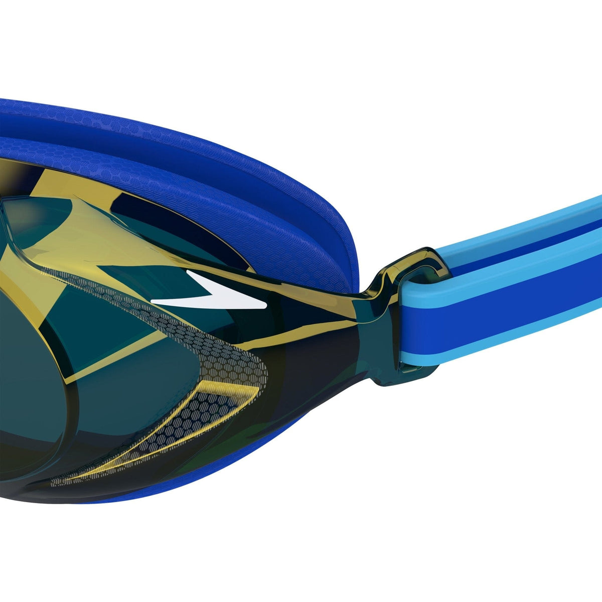 SPEEDO JUNIOR VANQUISHER 3.0 MIRROR GOGGLES COBALT/GOLD