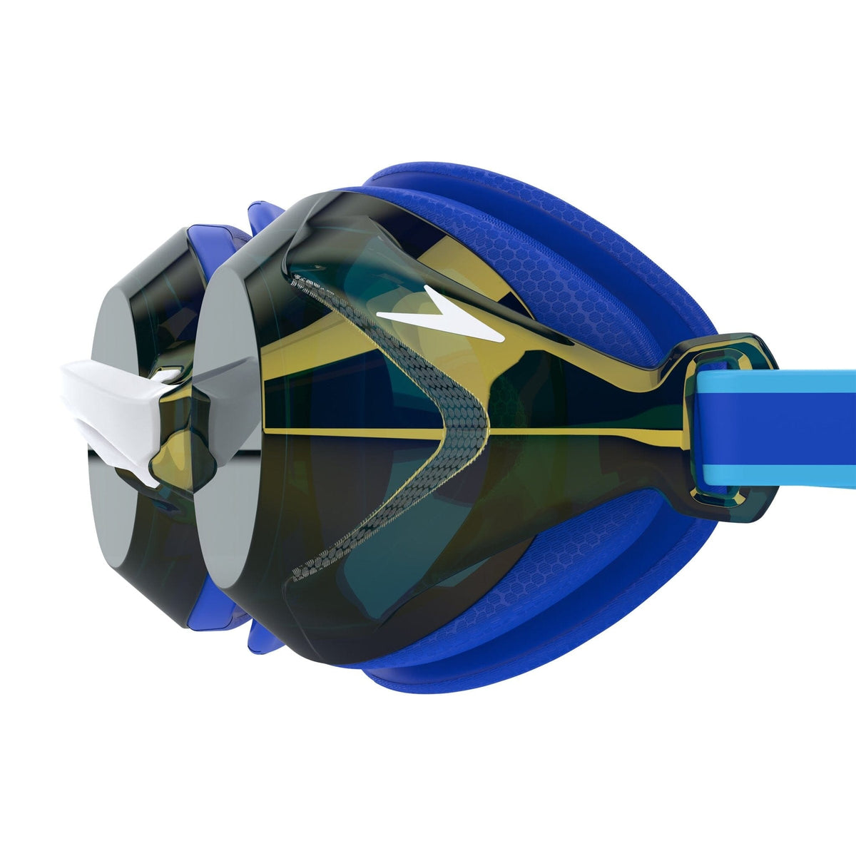SPEEDO JUNIOR VANQUISHER 3.0 MIRROR GOGGLES COBALT/GOLD
