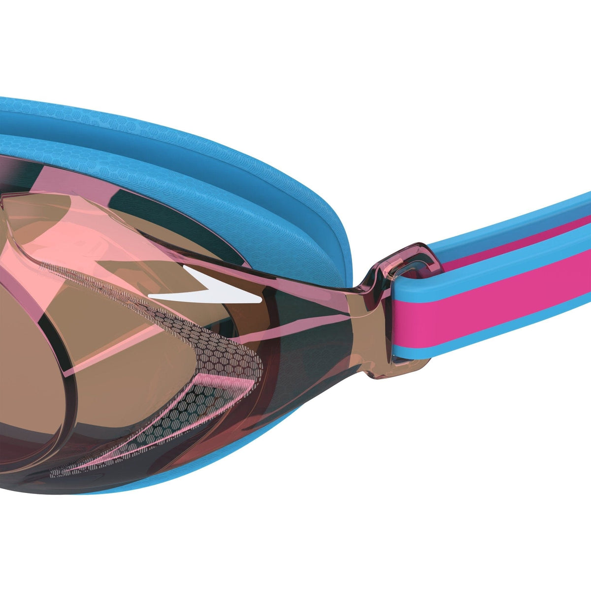 SPEEDO JUNIOR VANQUISHER 3.0 MIRROR GOGGLES VERMILLON/GOLD