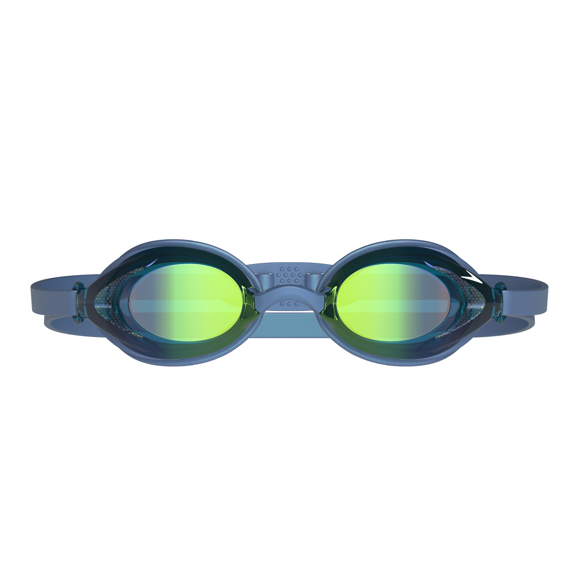SPEEDO JUNIOR VANQUISHER 3.0 MIRROR LTD GOGGLES COBALT/AURORA - Blue
