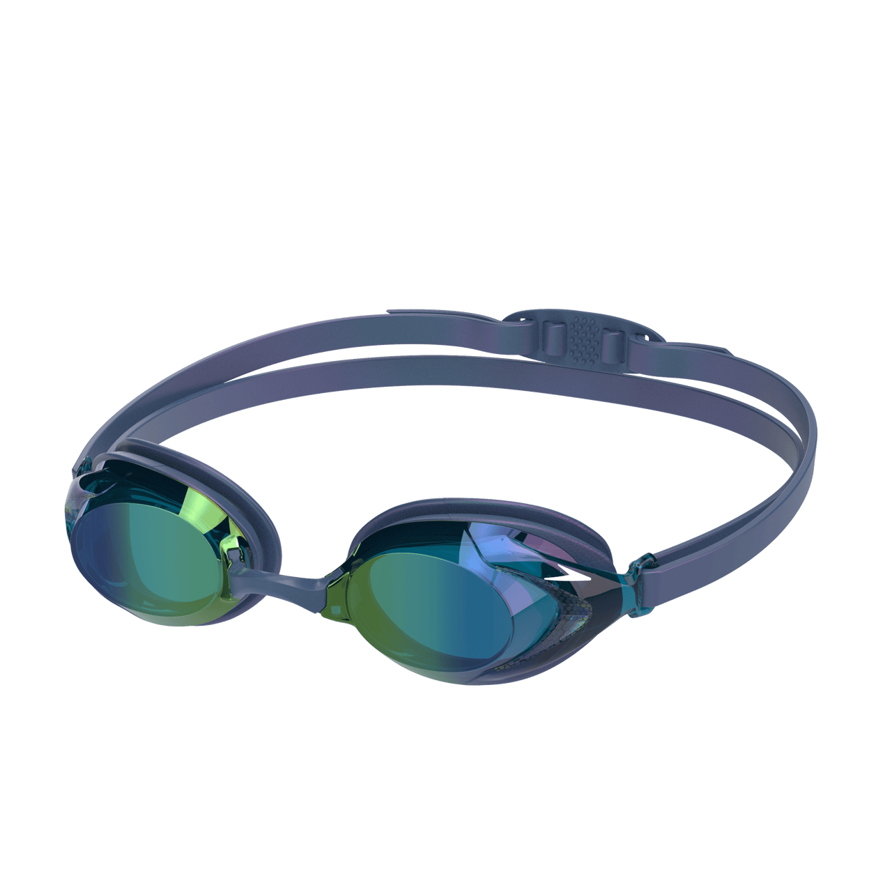 SPEEDO JUNIOR VANQUISHER 3.0 MIRROR LTD GOGGLES COBALT/AURORA - Blue