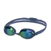 SPEEDO JUNIOR VANQUISHER 3.0 MIRROR LTD GOGGLES COBALT/AURORA - Blue