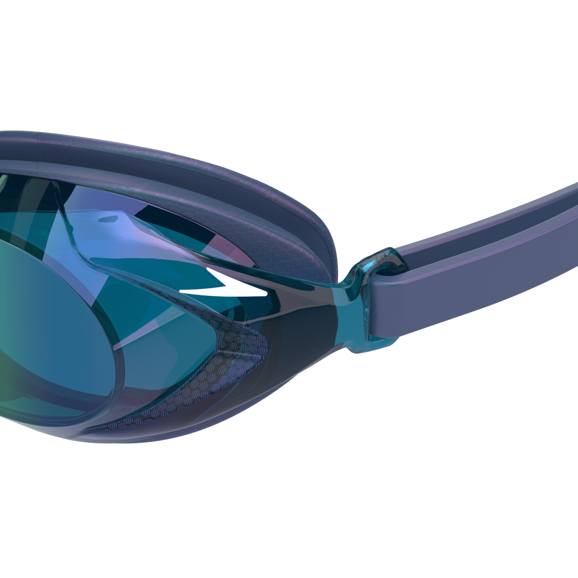 SPEEDO JUNIOR VANQUISHER 3.0 MIRROR LTD GOGGLES COBALT/AURORA - Blue