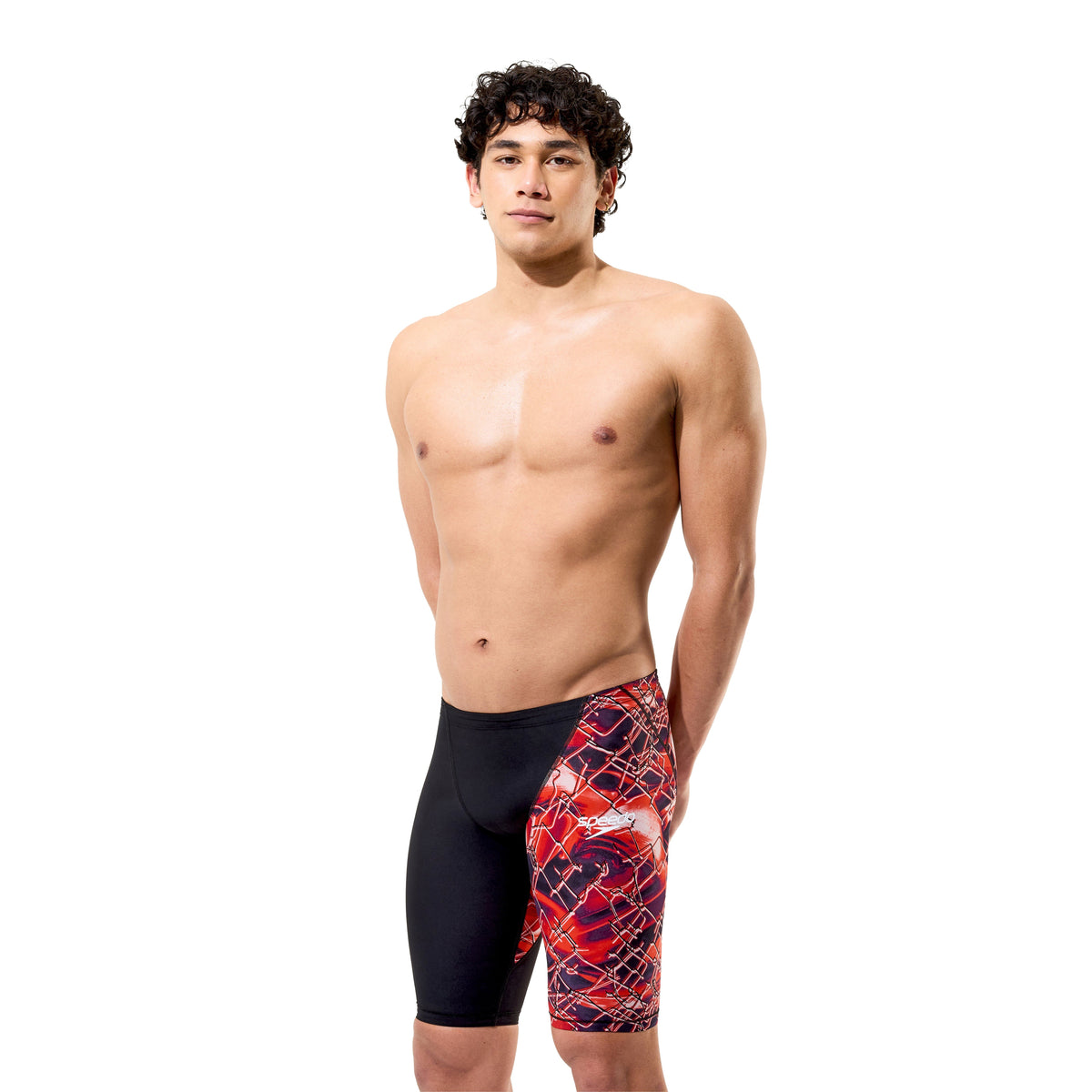 SPEEDO MENS FASTSKIN LZR HYPERPRO JAMMER ELECTRIC VEIL