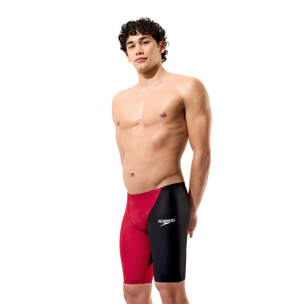 SPEEDO MENS FASTSKIN LZR HYPERPRO JAMMER REGAL RED