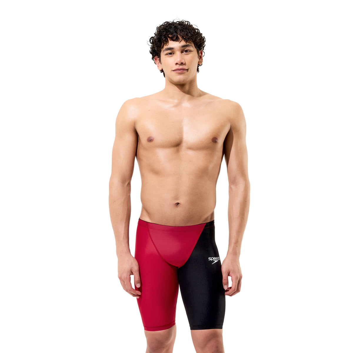SPEEDO MENS FASTSKIN LZR HYPERPRO JAMMER REGAL RED