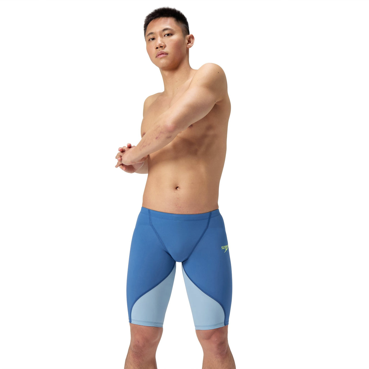 SPEEDO MENS FASTSKIN LZR IGNITE JAMMER NITE / ACADIA BLUE - Blue