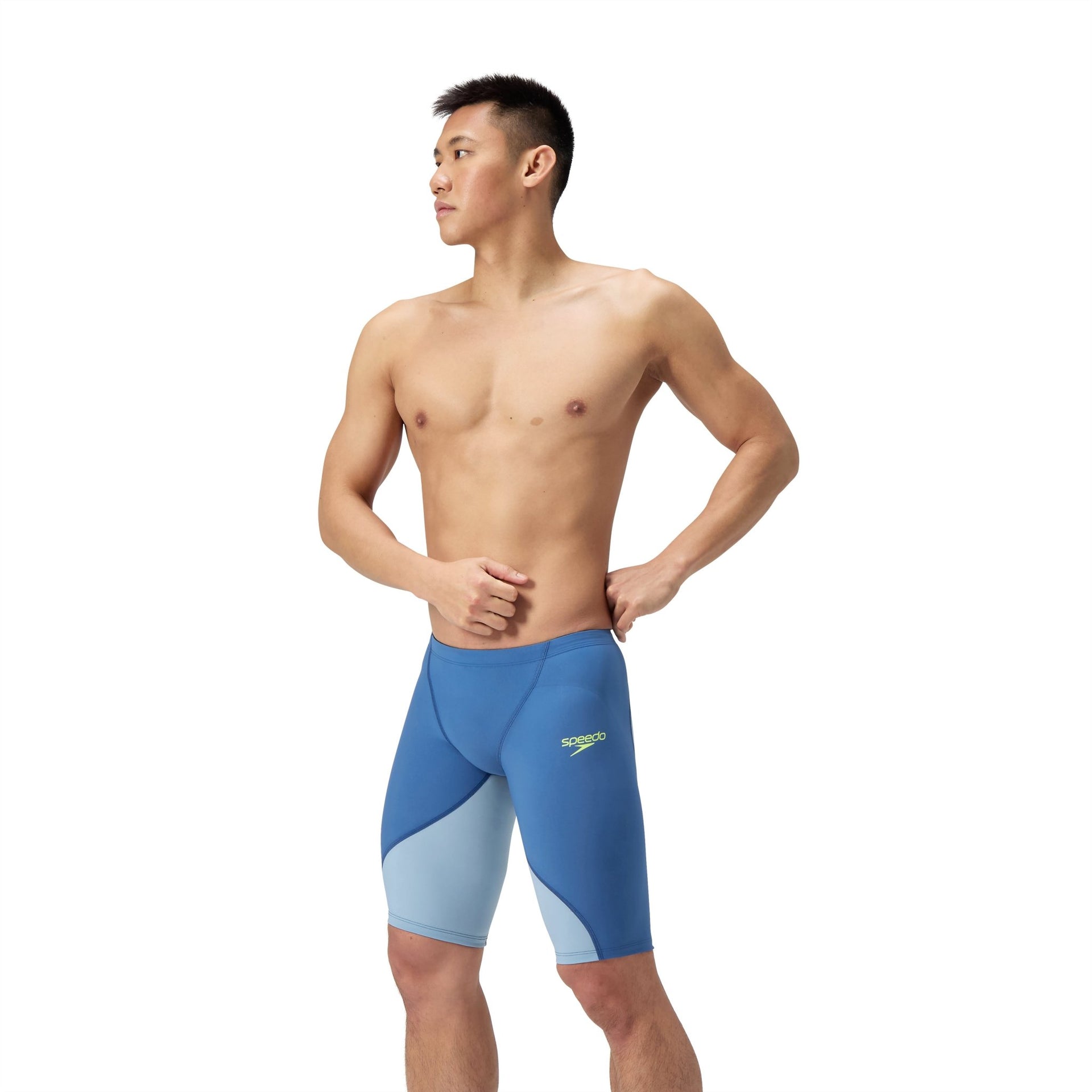 SPEEDO MENS FASTSKIN LZR IGNITE JAMMER NITE / ACADIA BLUE - Blue