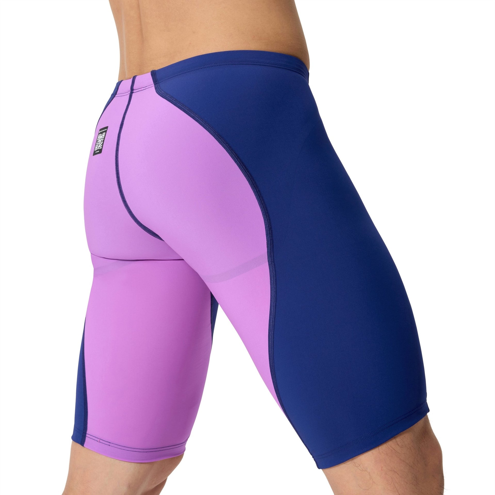 SPEEDO MENS FASTSKIN LZR IGNITE JAMMER NOBLE NAVY / NEON JELLY - Purple