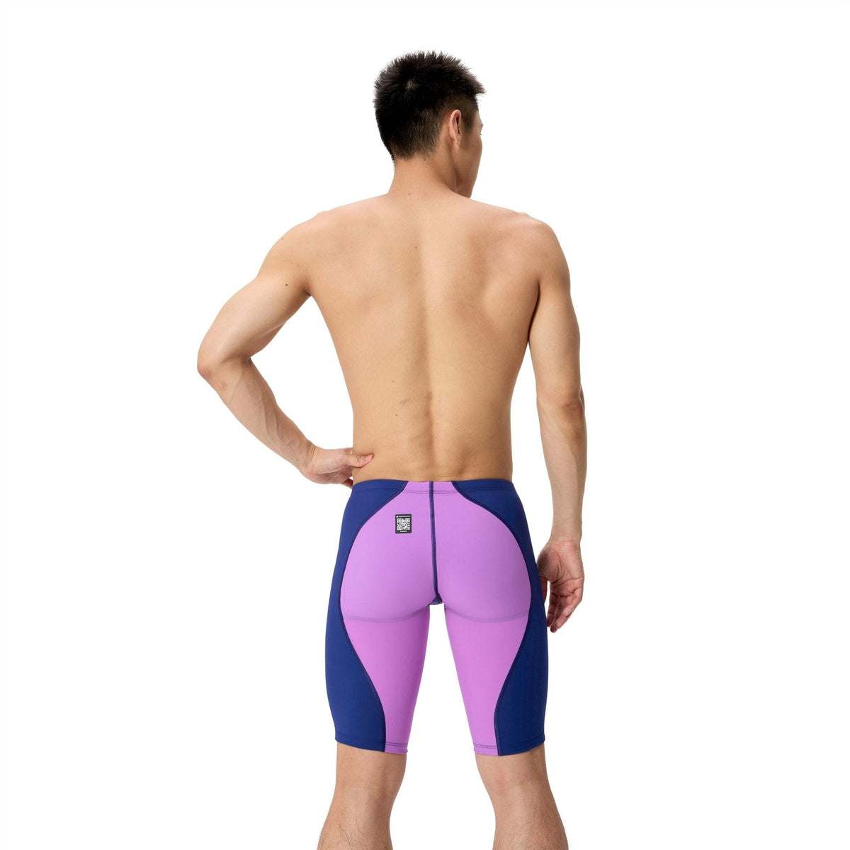 SPEEDO MENS FASTSKIN LZR IGNITE JAMMER NOBLE NAVY / NEON JELLY