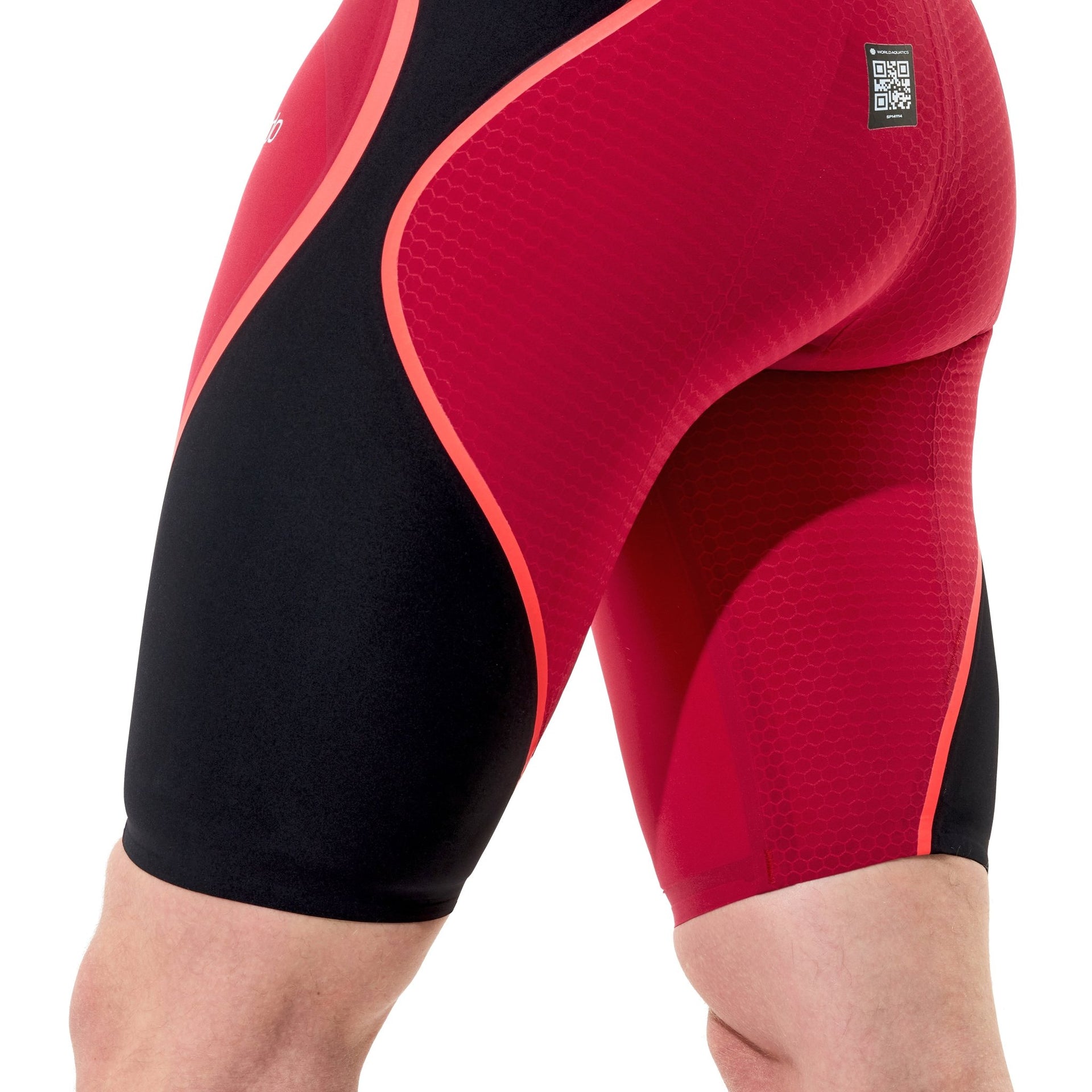 SPEEDO MENS FASTSKIN LZR PURE INTENT 2.0 JAMMER REGAL RED - Red
