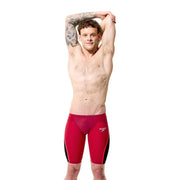 SPEEDO MENS FASTSKIN LZR PURE INTENT 2.0 JAMMER REGAL RED - Red