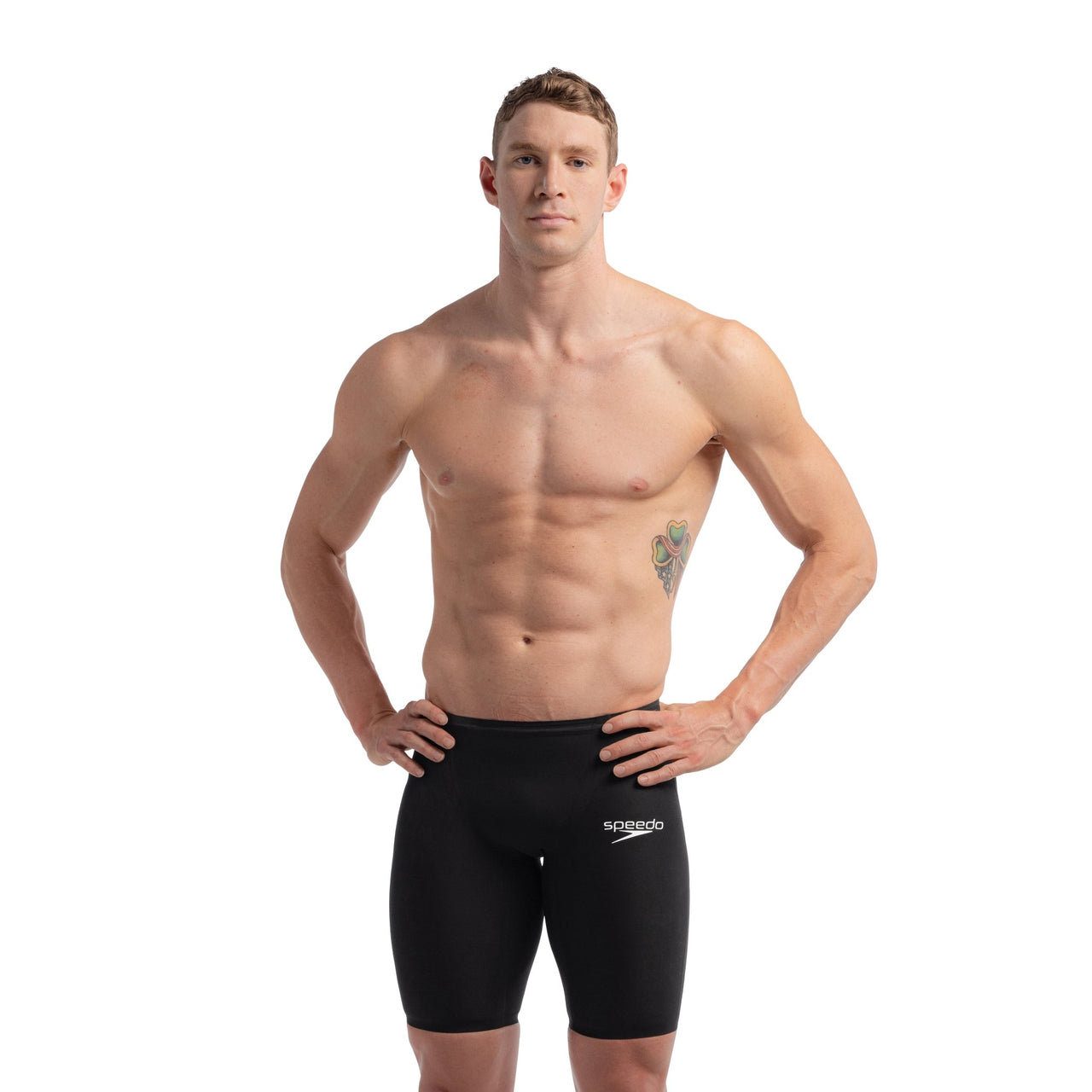SPEEDO MENS FASTSKIN LZR PURE VALOR 2.0 JAMMER BLACK - Black