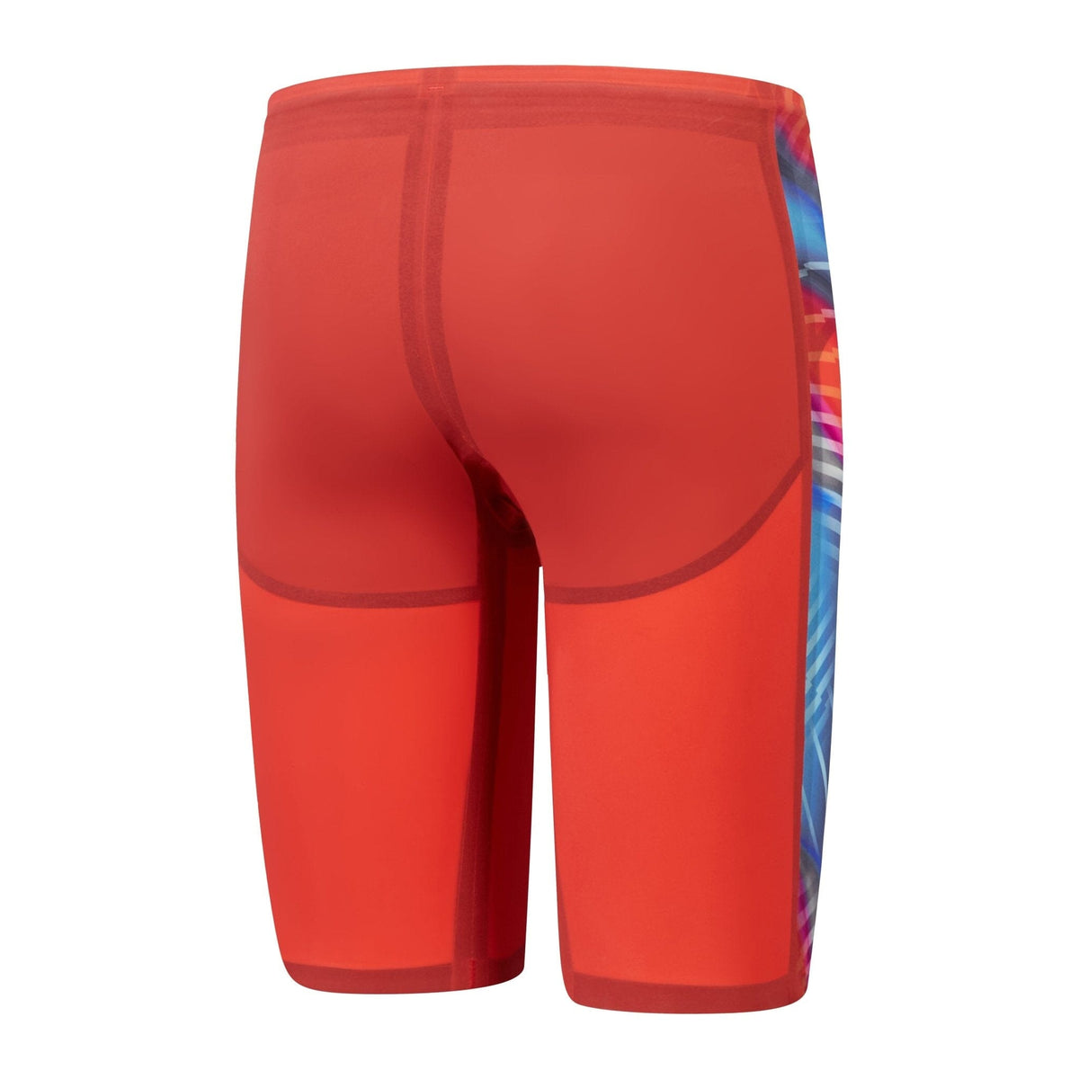 SPEEDO MENS FASTSKIN LZR PURE VALOR 2.0 JAMMER FLAME RED / PICTON BLUE