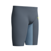SPEEDO MENS FASTSKIN LZR PURE VALOR 2.0 JAMMER GREY LEAD / ACADIA BLUE - Grey