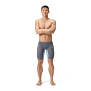 SPEEDO MENS FASTSKIN LZR PURE VALOR 2.0 JAMMER GREY LEAD / ACADIA BLUE - Grey