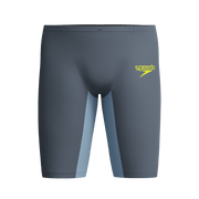 SPEEDO MENS FASTSKIN LZR PURE VALOR 2.0 JAMMER GREY LEAD / ACADIA BLUE - Grey