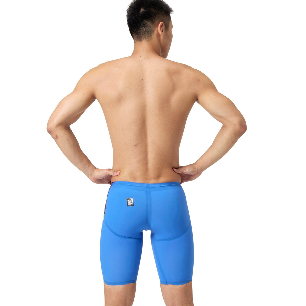 SPEEDO MENS FASTSKIN LZR PURE VALOR 2.0 JAMMER MOLTEN BLUR / COBALT POP