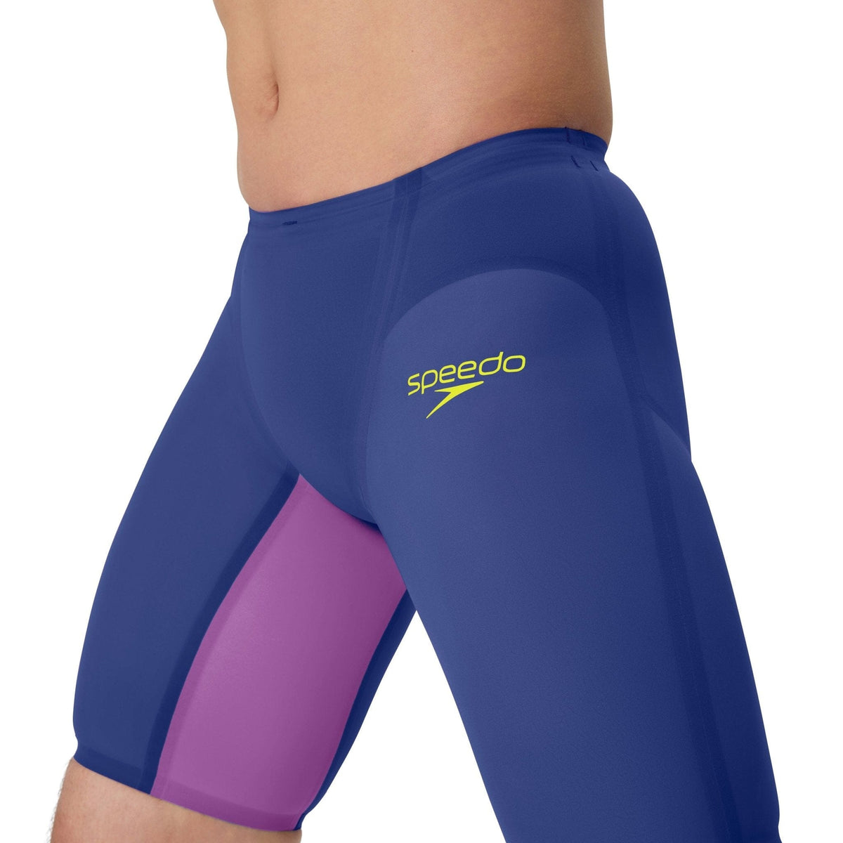 SPEEDO MENS FASTSKIN LZR PURE VALOR 2.0 JAMMER NOBLE NAVY / JELLY