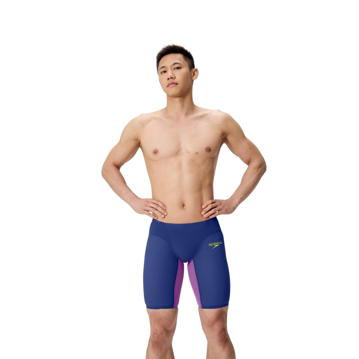 SPEEDO MENS FASTSKIN LZR PURE VALOR 2.0 JAMMER NOBLE NAVY / JELLY