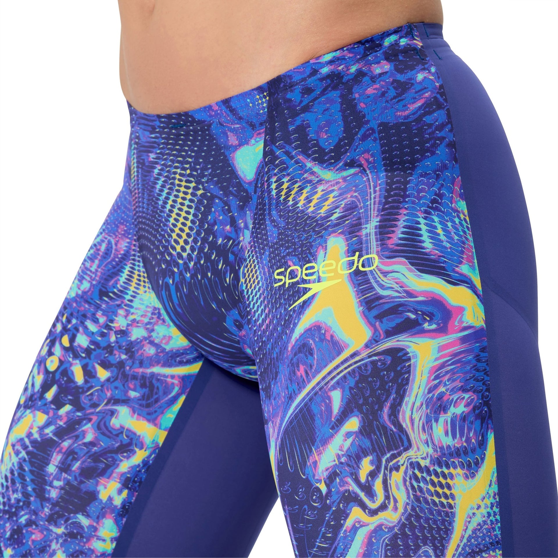 SPEEDO MENS FASTSKIN LZR PURE VALOR 2.0 JAMMER NOBLE NAVY / MORPHOSIS - Navy