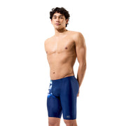 SPEEDO MENS PLACEMENT PRINTED JAMMER MOONGLOW SMOKE / NAVY - Navy