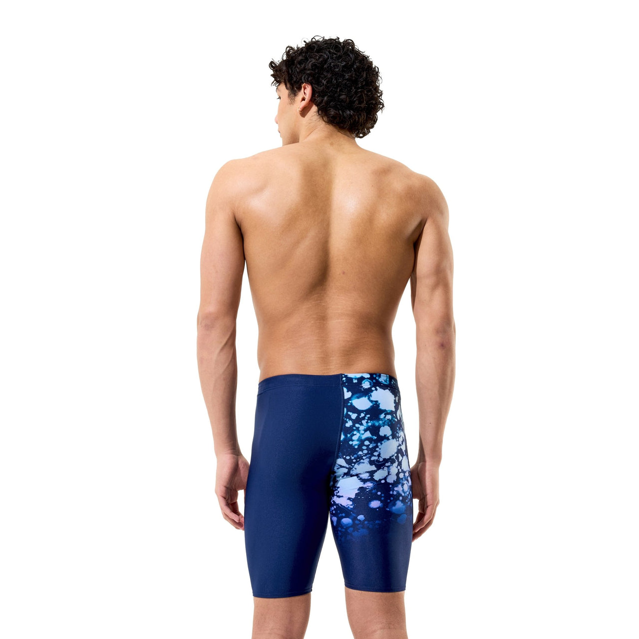 SPEEDO MENS PLACEMENT PRINTED JAMMER MOONGLOW SMOKE / NAVY - Navy