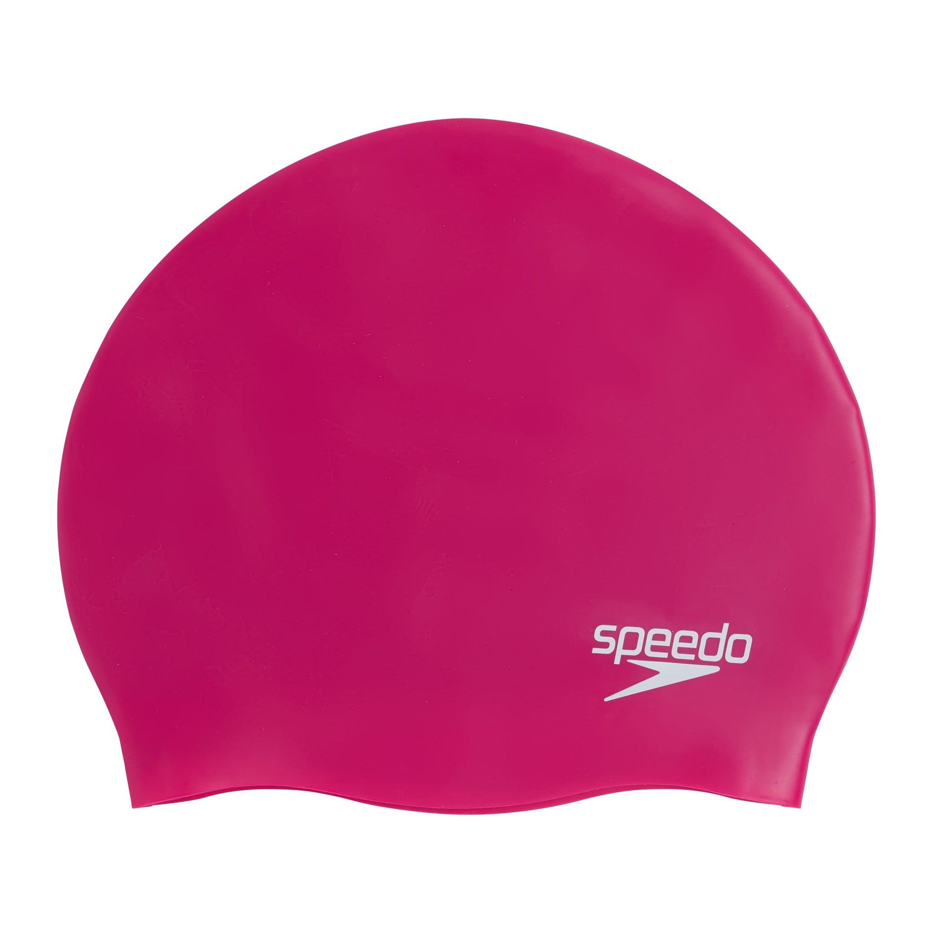 SPEEDO PLAIN MOULDED SILICONE SWIMMING CAP - Pink
