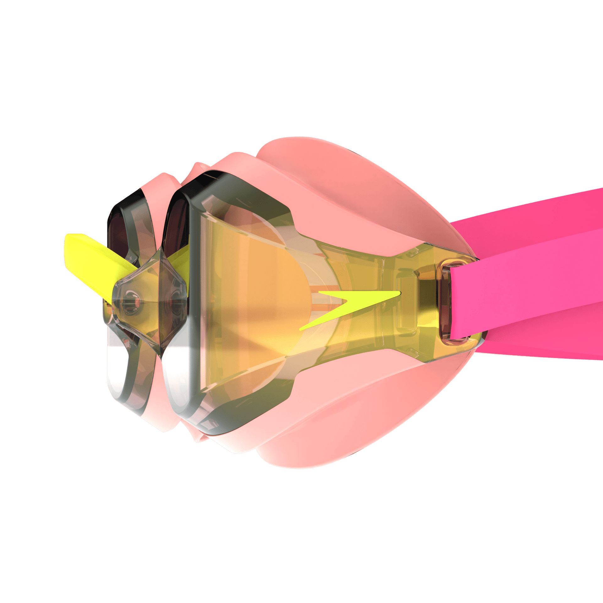 SPEEDO SPEEDSOCKET 2 GOLD MIRROR GOGGLES NEON MELON / VERMILLION - Pink