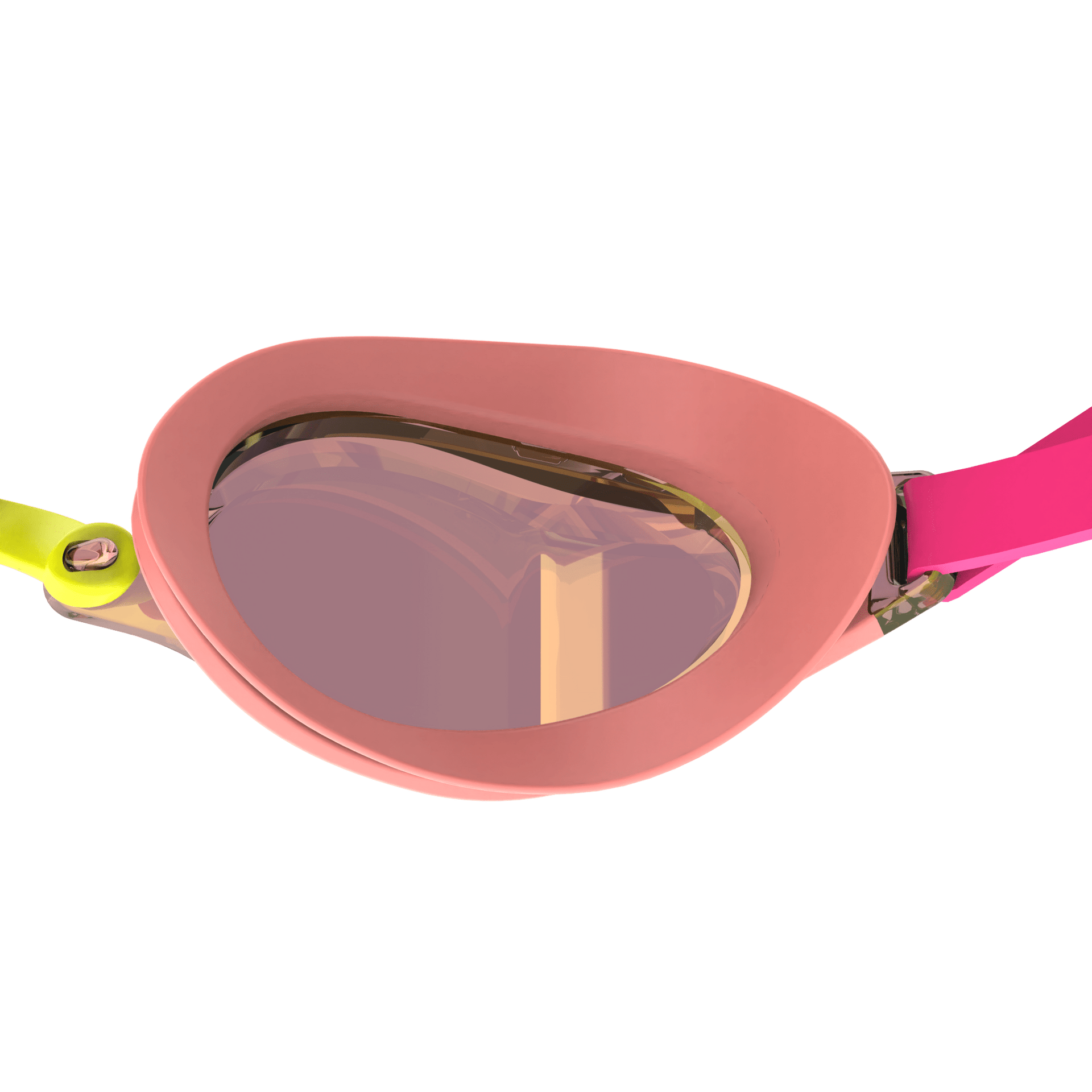 SPEEDO SPEEDSOCKET 2 GOLD MIRROR GOGGLES NEON MELON / VERMILLION - Pink