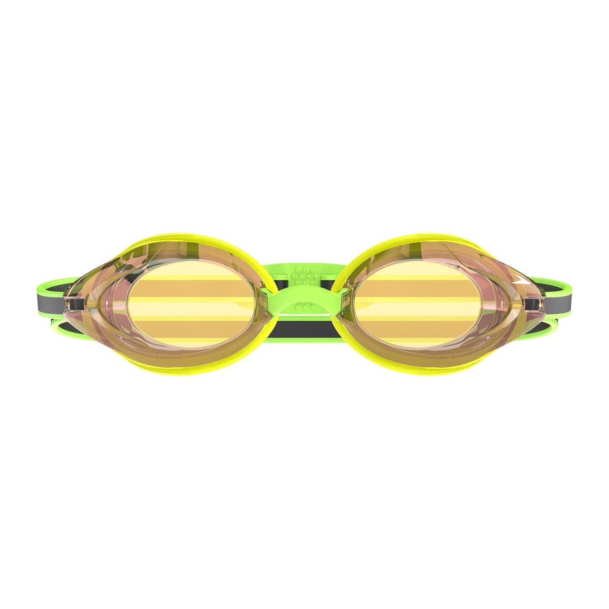 SPEEDO VANQUISHER 3.0 MIRROR GOGGLES HYPER-YELLOW/ABLAZE