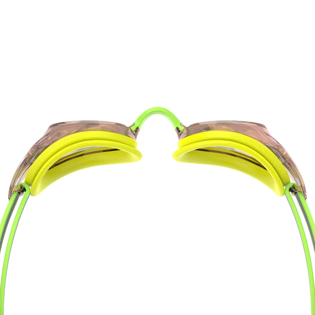 SPEEDO VANQUISHER 3.0 MIRROR GOGGLES HYPER-YELLOW/ABLAZE