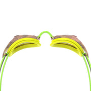 SPEEDO VANQUISHER 3.0 MIRROR GOGGLES HYPER-YELLOW/ABLAZE