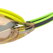 SPEEDO VANQUISHER 3.0 MIRROR GOGGLES HYPER-YELLOW/ABLAZE