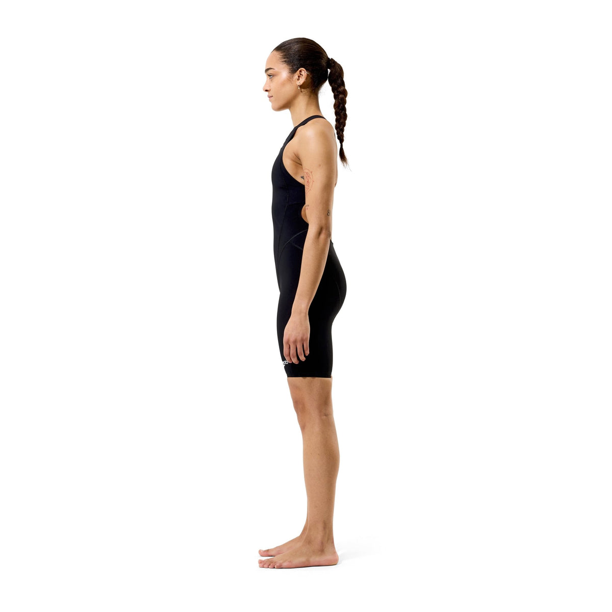 SPEEDO WOMENS FASTSKIN LZR HYPERPRO KNEESKIN BLACK - Black