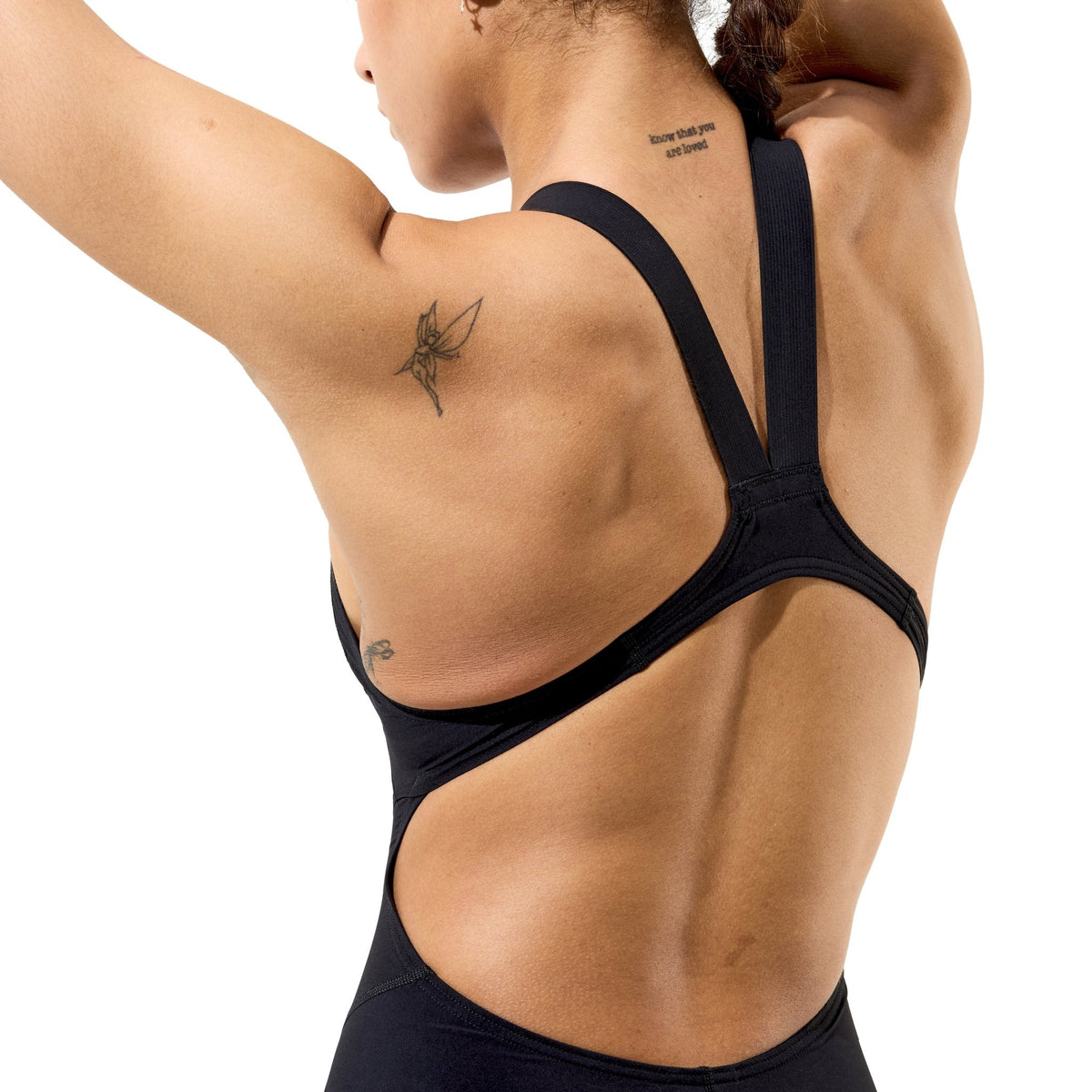 SPEEDO WOMENS FASTSKIN LZR HYPERPRO KNEESKIN BLACK - Black