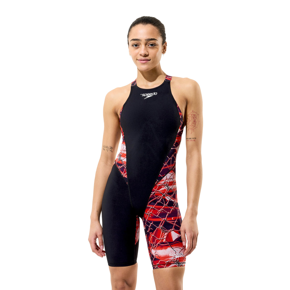 SPEEDO WOMENS FASTSKIN LZR HYPERPRO KNEESKIN ELECTRIC VEIL