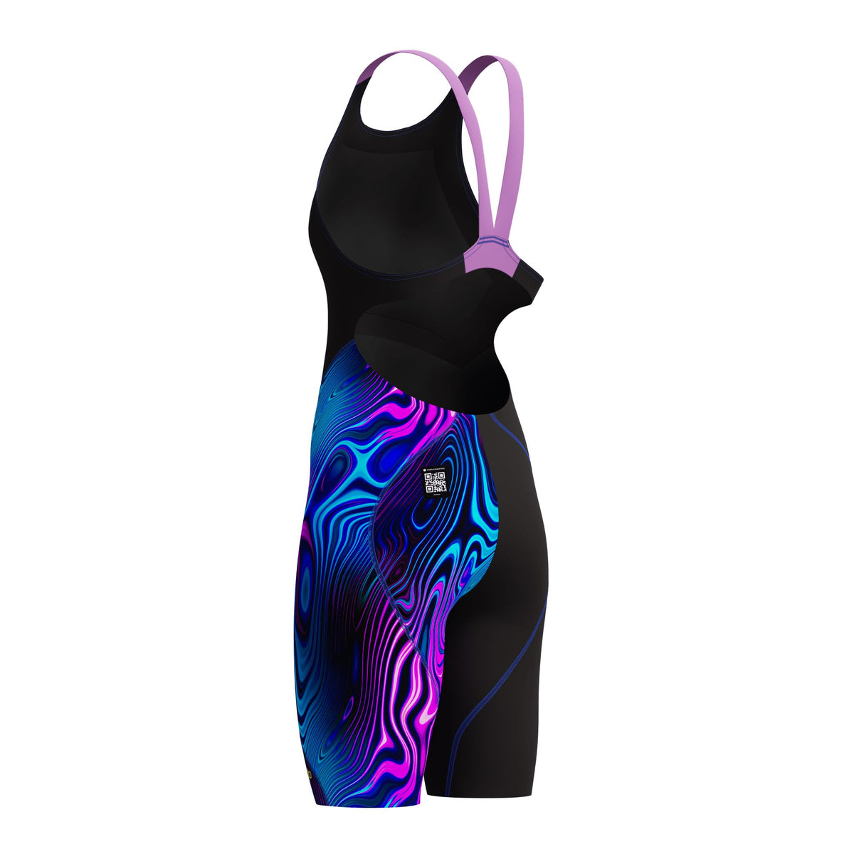 SPEEDO WOMENS FASTSKIN LZR IGNITE KNEESKIN BLACK / SUBSURFACE