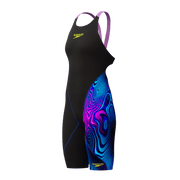 SPEEDO WOMENS FASTSKIN LZR IGNITE KNEESKIN BLACK / SUBSURFACE - Black