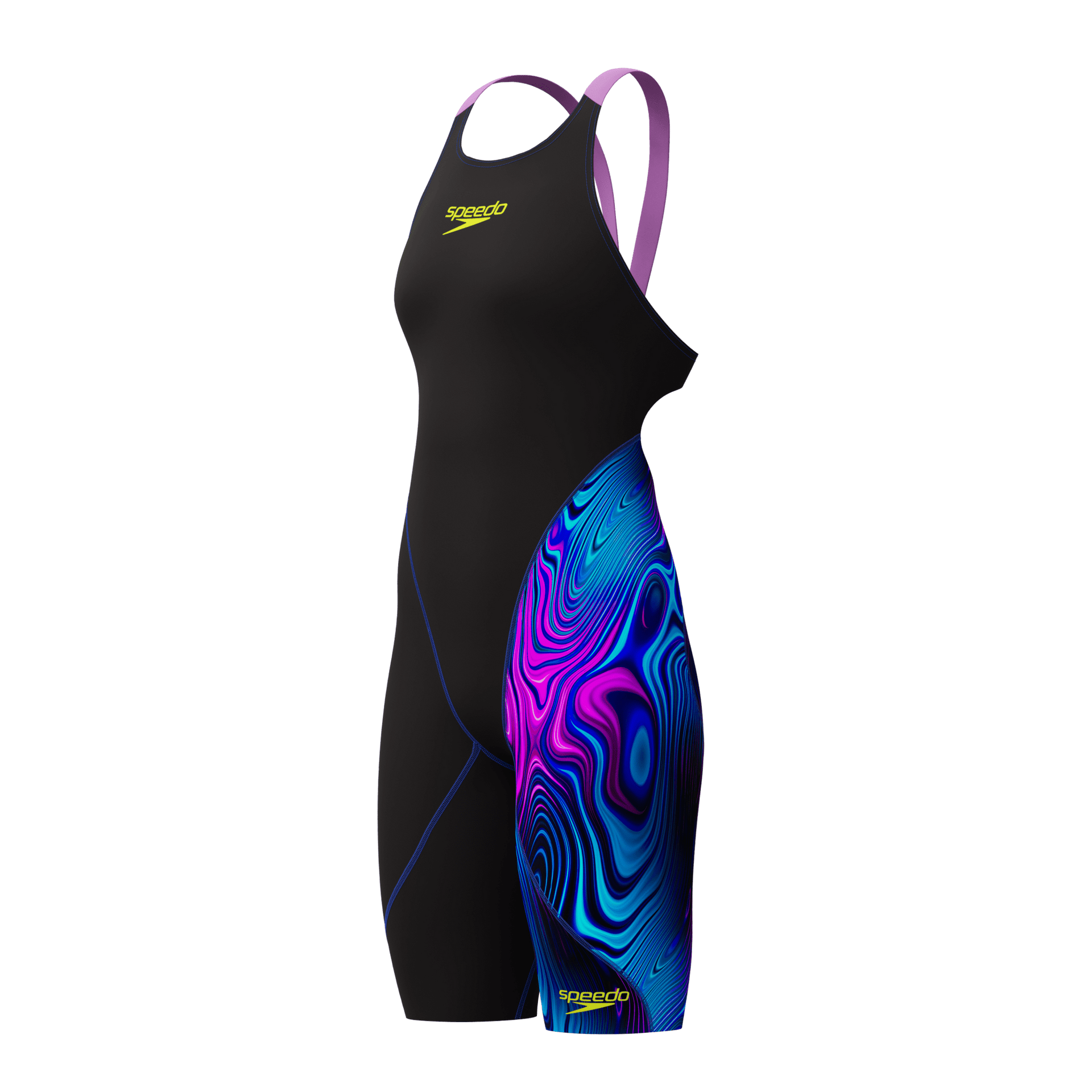 SPEEDO WOMENS FASTSKIN LZR IGNITE KNEESKIN BLACK / SUBSURFACE - Black