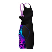 SPEEDO WOMENS FASTSKIN LZR IGNITE KNEESKIN BLACK / SUBSURFACE