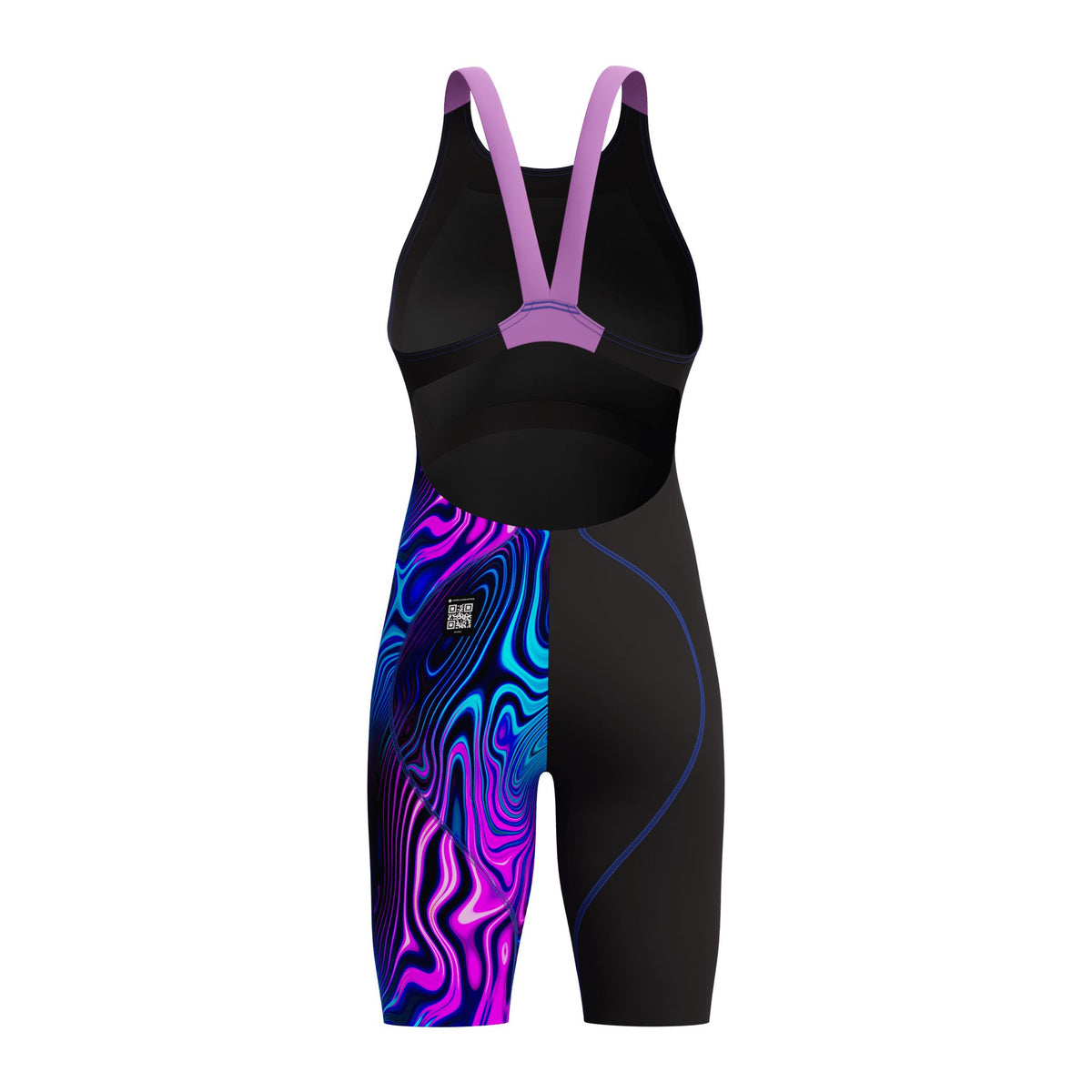 SPEEDO WOMENS FASTSKIN LZR IGNITE KNEESKIN BLACK / SUBSURFACE