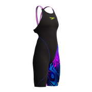 SPEEDO WOMENS FASTSKIN LZR IGNITE KNEESKIN BLACK / SUBSURFACE - Black