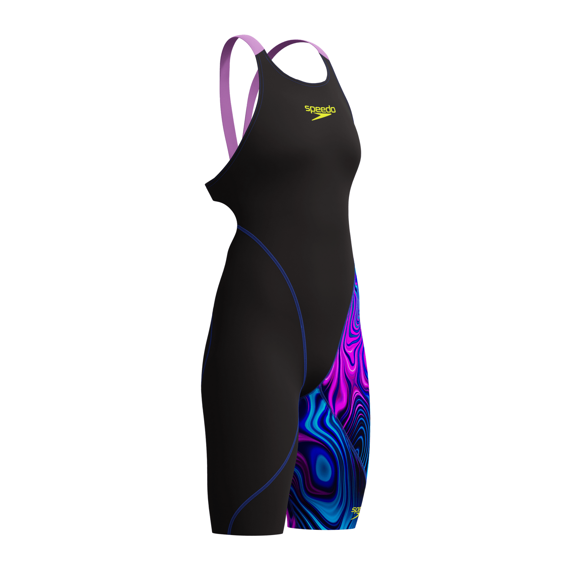 SPEEDO WOMENS FASTSKIN LZR IGNITE KNEESKIN BLACK / SUBSURFACE - Black