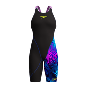 SPEEDO WOMENS FASTSKIN LZR IGNITE KNEESKIN BLACK / SUBSURFACE - Black