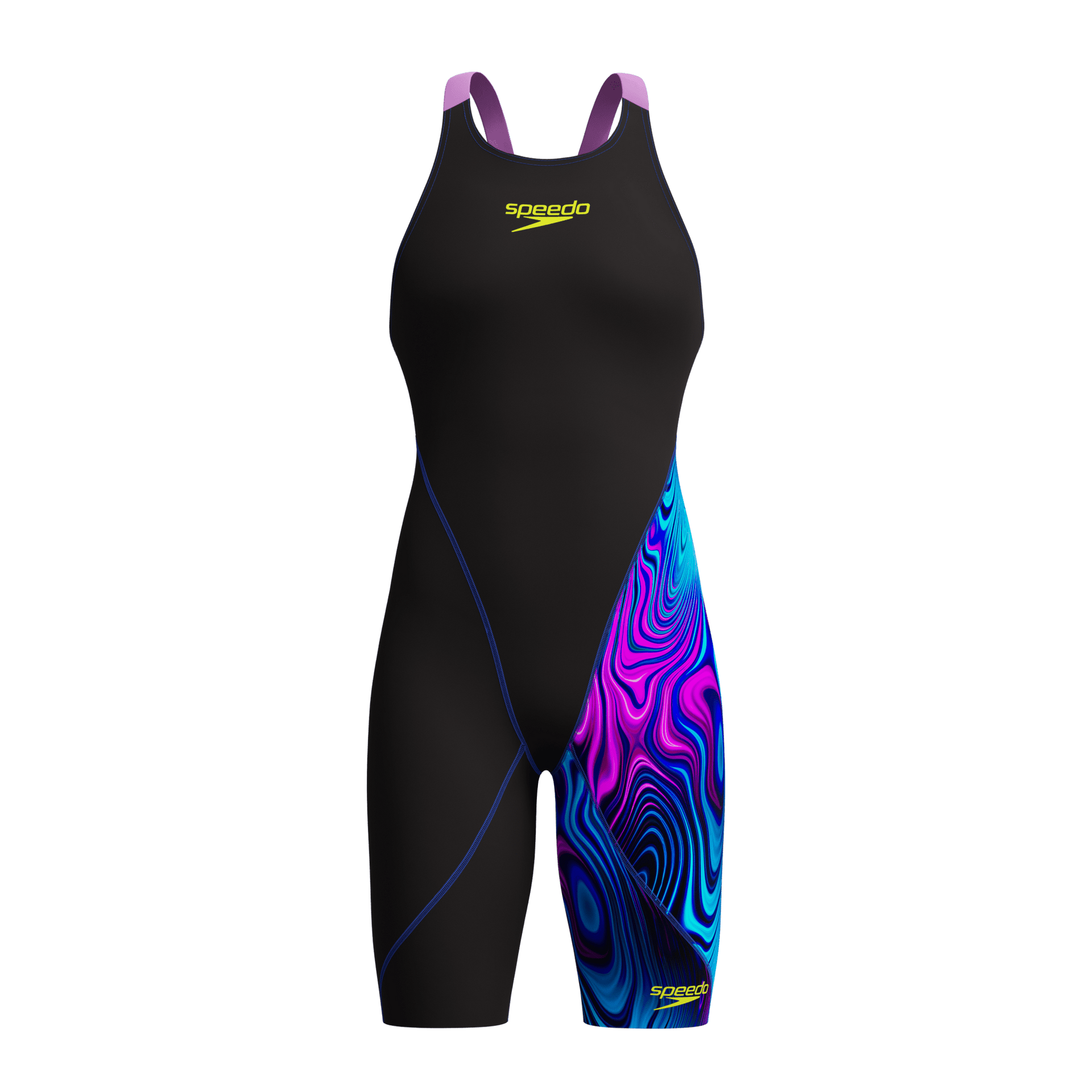 SPEEDO WOMENS FASTSKIN LZR IGNITE KNEESKIN BLACK / SUBSURFACE - Black